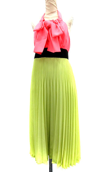 マヌーシュ MANOUSH ワンピース ドッキング ドレス プリーツ  