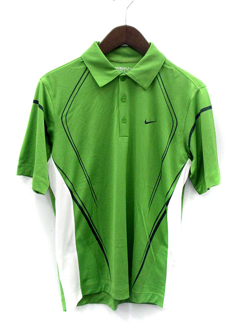 ナイキゴルフ NIKE GOLF ポロシャツ ゴルフウエア 半袖 S 緑