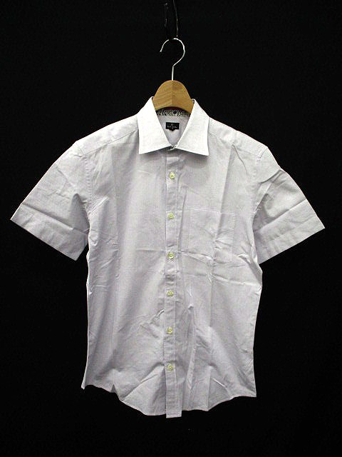 ポールスミス Paul Smith シャツ ドット 半袖 M 白 紫 Yi25 メンズ 142 ベクトルパーク ポールスミス Paul Smith シャツ ドット 半袖 M 白 紫 Yi25 メンズ 142 ベクトルパーク