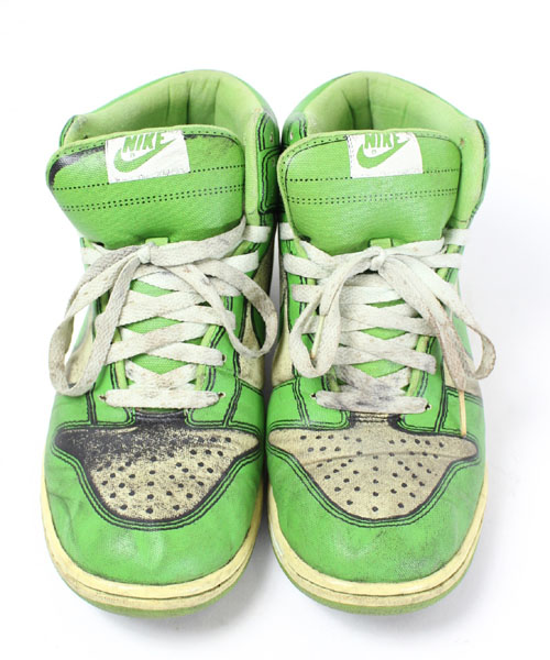 Nike 緑色 ハイカットシューズ Nike【ナイキ】爽やかな緑色！ハイカットスニーカー 白×緑×黒