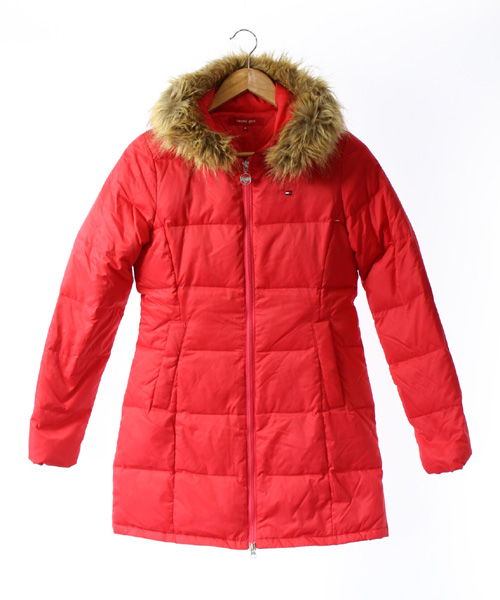 トミーガール tommy girl ジャケット ダウン ロング ジップアップ 