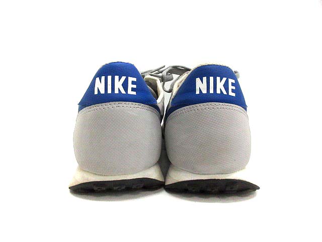 ナイキ NIKE スニーカー シューズ ローカット ロゴ 27.5 グレー 青 