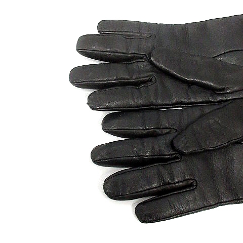 ディーゼル DIESEL 手袋 グローブ フェイクレザー 黒 ブラック