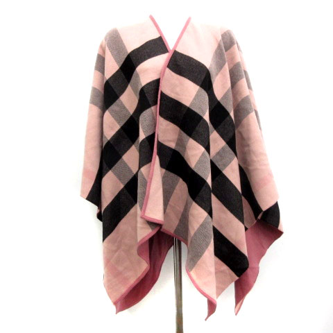バーバリー Burberry ストール 大判 ウール チェック ピンク Mf レディース 142 ベクトルパーク