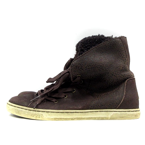 アグ オーストラリア Ugg Australia ムートンスニーカー シューズ ラムレザー ハイカット 24 茶 ブラウン D Ad35 レディース 142 ベクトルパーク アグ オーストラリア Ugg Australia ムートンスニーカー シューズ ラムレザー ハイカット 24 茶 ブラウン D Ad35 レディース 142 ベクトルパーク