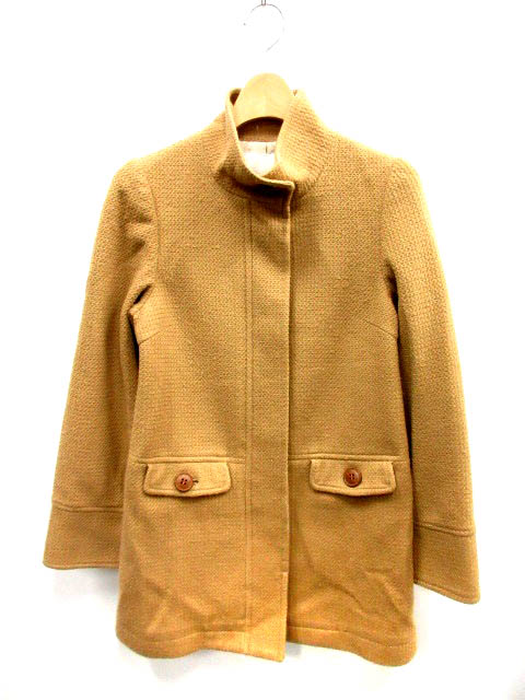 レイビームス Ray Beams コート スタンドカラー ウール 0 ベージュ Cy48 レディース 142 ベクトルパーク