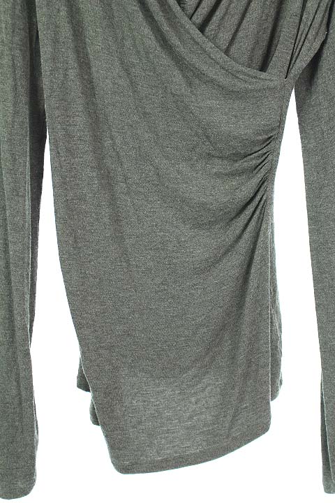 【美品 】マックスマーラ MaxMara カシュクール 長袖カットソー マックスマーラ MAX MARA カットソー カシュクール 長袖 M