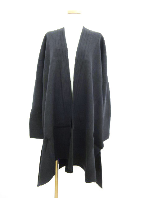 未使用品 クラネ CLANE カーディガン ニット ロング 長袖 ドレープ F  