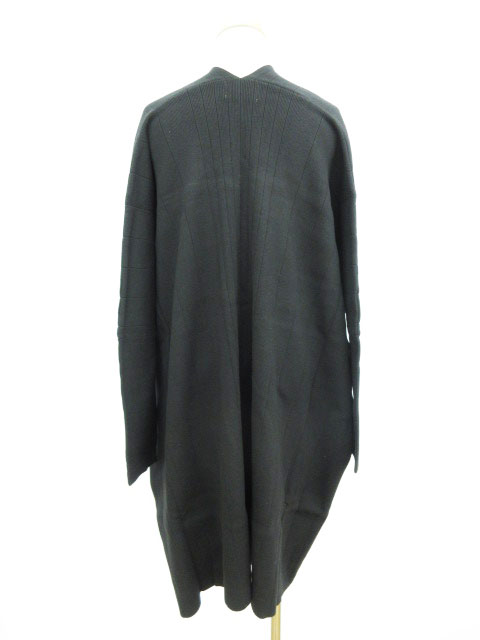 未使用品 クラネ CLANE カーディガン ニット ロング ドレープ コットン  