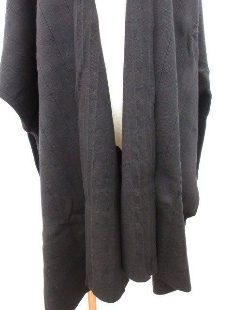 クラネ CLANE カーディガン ロング ドレープ コットン F 黒 ブラック 