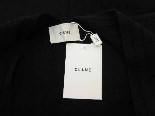 未使用品 クラネ CLANE カーディガン ロング ドレープ コットン