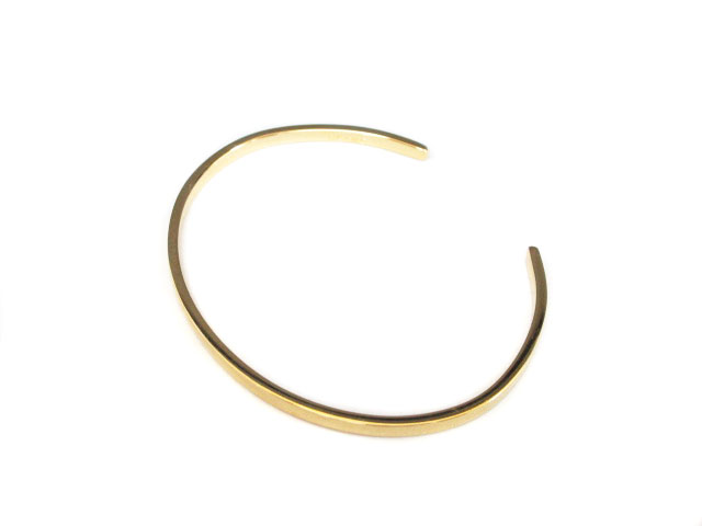 未使用品 クラネ CLANE バングル ブレスレット シンプルプレート 
