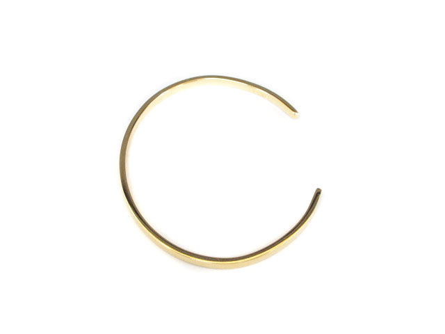 未使用品 クラネ CLANE バングル ブレスレット シンプルプレート 