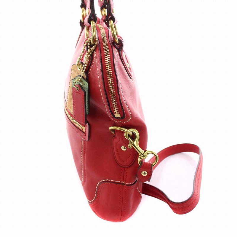 Coach コーチ　ショルダーバック コーチ COACH 22422 ハンドバッグ ショルダーバッグ 2WAY 赤