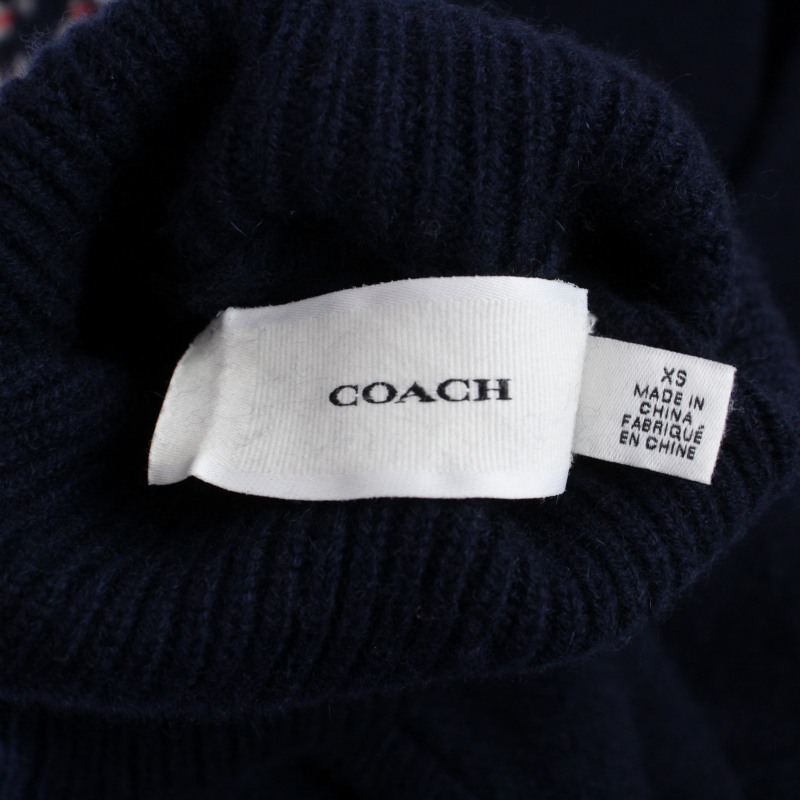 コーチ COACH ホースアンドキャリッジ インターシア タートルネック