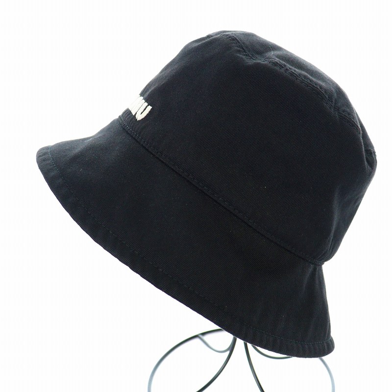 MIU MIU バケットハット S 黒