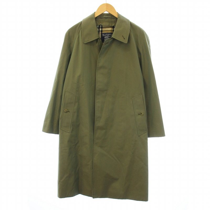 バーバリー ステンカラーコート ライナー付き ノバチェック ヴィンテージ Burberrys ステンカラーコート ゴールドタグ 高級ライン