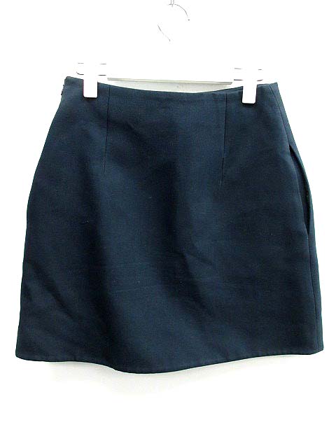 CARVEN カルヴェン ミニスカート ブルー 台形 CARVEN カルヴェン ミニスカート ブルー 台形