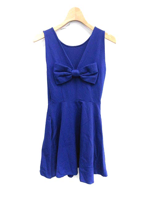 ケイトスペード KATE SPADE ワンピース ノースリーブ ひざ丈 フレア 0  