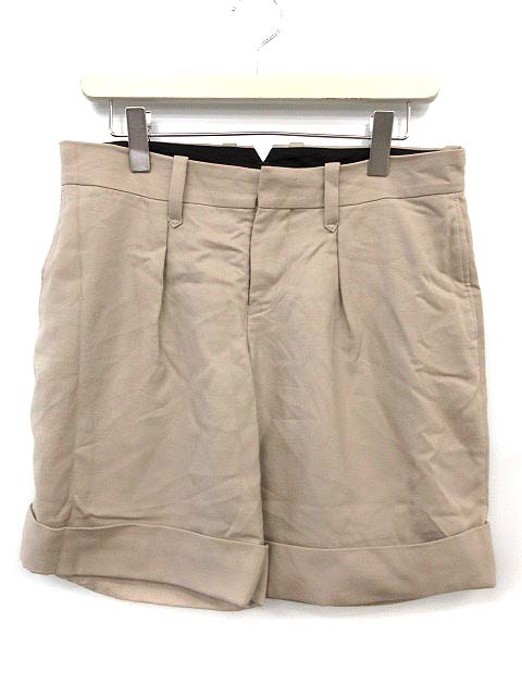 ドゥロワー Drawer パンツ ショート ウール 40 ベージュ /KH  