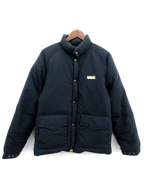 アベイシングエイプ A BATHING APE ダウンジャケット ナイロン M 紺 