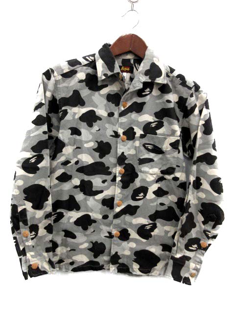 アベイシングエイプ A BATHING APE ジャケット シャツ 迷彩 カモフラ 