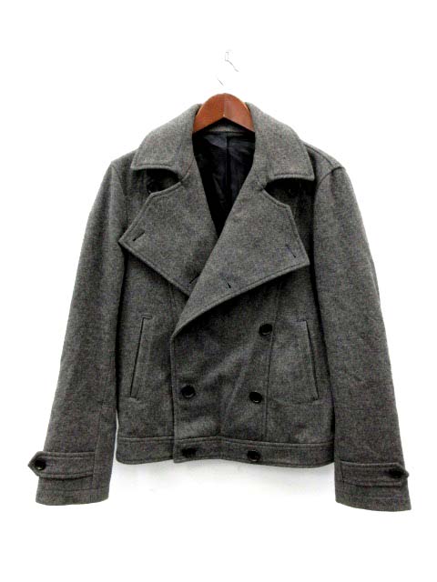 シップスジェットブルー Ships Jet Blue pコート ピーコート ショート ウール グレー Dh35 Ca メンズ 144 301807270489 ベクトルパーク