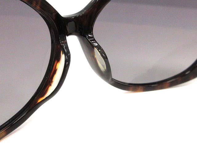 ミュウミュウ miumiu サングラス べっ甲柄 59□15 135 黒 茶 SMU191