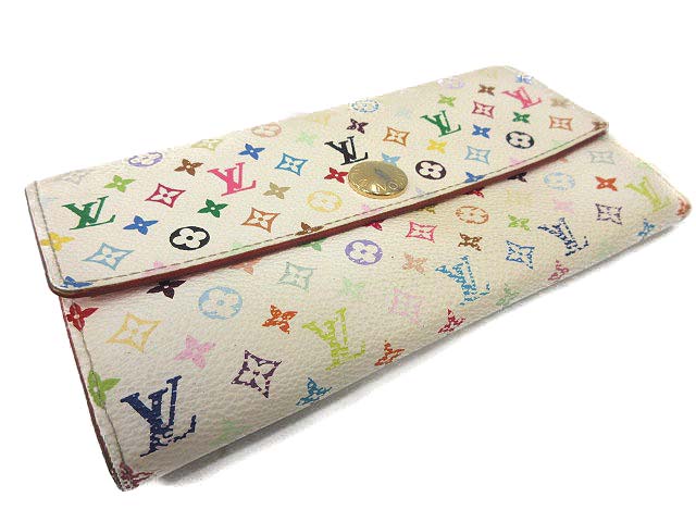 ルイヴィトン LOUIS VUITTON 長財布 二つ折り モノグラム マルチカラー 