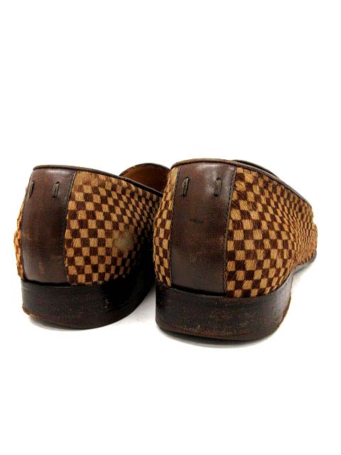 ルイヴィトン LOUIS VUITTON フラットシューズ スリッポン ハラコ 