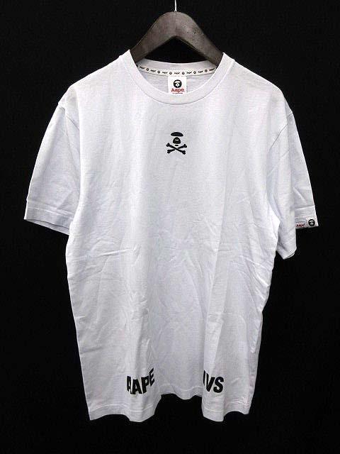 A BATHING APE半袖Tシャツ（白色）No.９ A BATHING APE - STUSSYエイプTシャツBAPEKIDS110cm白A BATHING APEの
