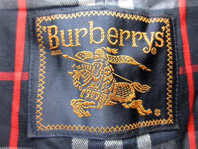 バーバリーズ Burberrys コート ステンカラー ロング ヴィンテージ 一枚袖 グレー /DJ ■CA16 メンズ