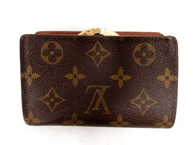 ルイヴィトン LOUIS VUITTON 財布 二つ折り 小銭入れ がま口 