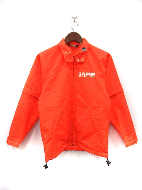 アベイシングエイプ A BATHING APE ジャケット ナイロン ジップアップ  