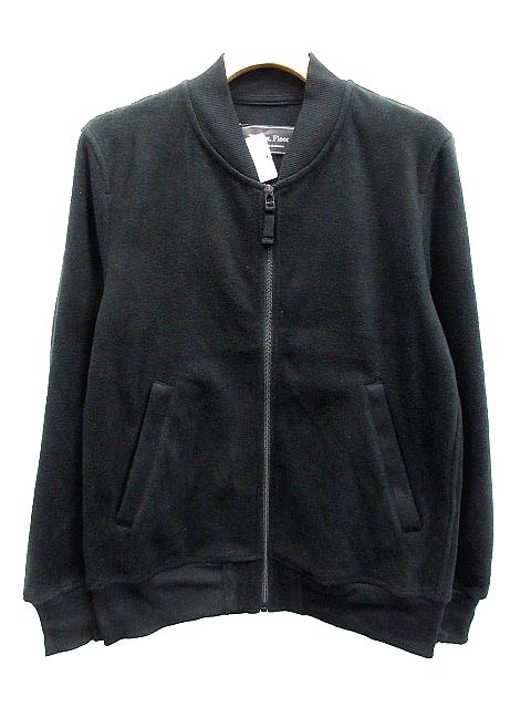 ナノユニバース Nano Universe The 1st Floor ジャケット ブルゾン Ma 1 フリース ジップアップ S 黒 ブラック Kh Ca27 メンズ 144 ベクトルパーク