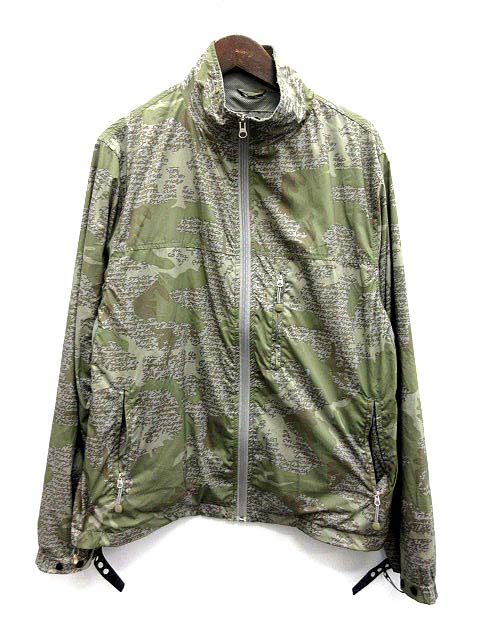 ステューシー STUSSY GEAR ジャケット ナイロン ジップアップ 総柄 M