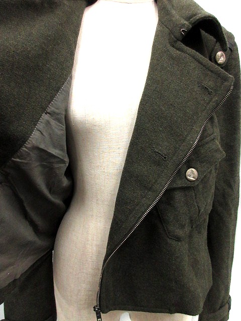 【 美品 】 ディーゼルブラックゴールド　ライダースジャケット　ウール　グレー BLACK GOLD - 定価26万DIESELディーゼルBLACKGOLDライダース