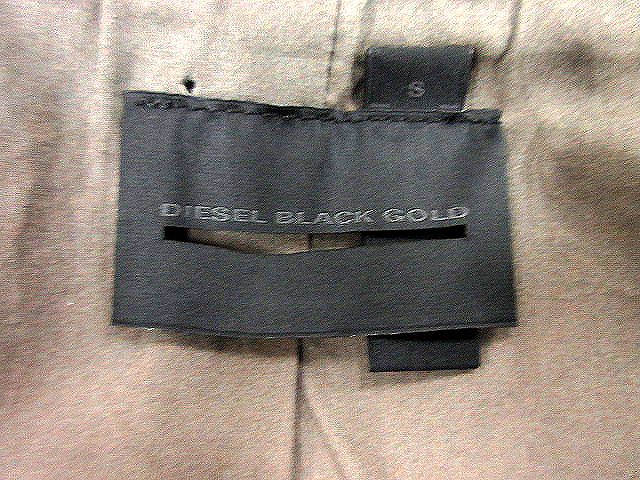 【 美品 】 ディーゼルブラックゴールド　ライダースジャケット　ウール　グレー ディーゼルブラックゴールド DIESEL BLACK GOLD ライダース