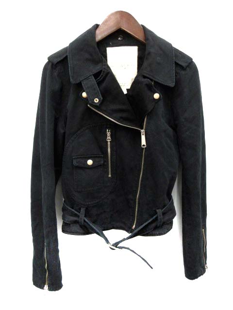 デニム サプライ ラルフローレン Denim Supply Ralph Lauren ジャケット ライダース デニム ショート 黒 S Dj Ca キ8 メンズ 144 ベクトルパーク