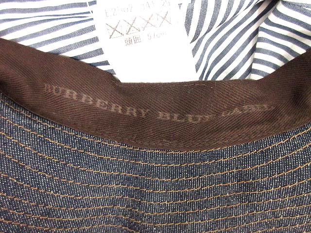 バーバリーブルーレーベル BURBERRY BLUE LABEL 帽子 ハット