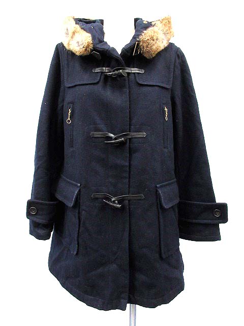 バークタンネイジ BARK TANNAGE ダッフルコート 中綿 ロング ラビット 