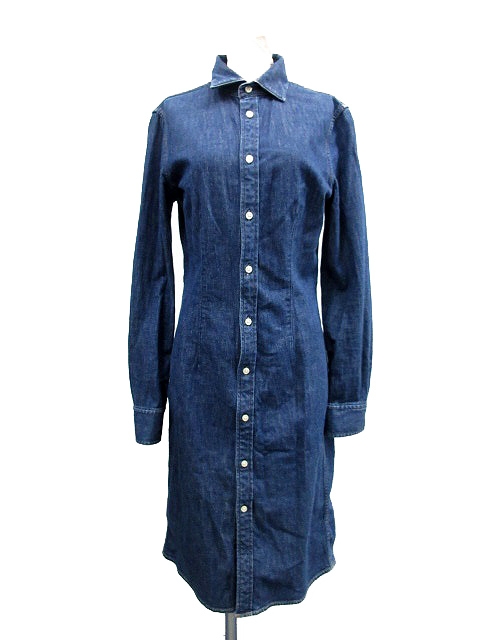 ラルフローレン デニムロングシャツワンピース ポロラルフローレン