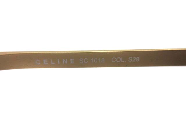 セリーヌ CELINE サングラス メタル ロゴ ゴールド /DJ