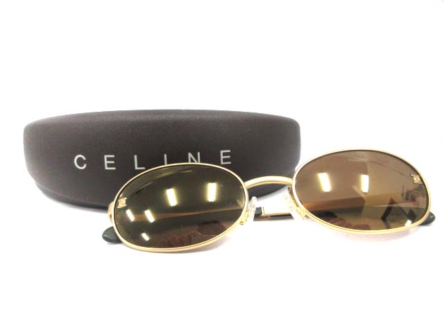 【レア品、クリスマスセール】CÉLINE サングラス アビエーター ゴールド C03377DU001124_fw_thumbM.jpg