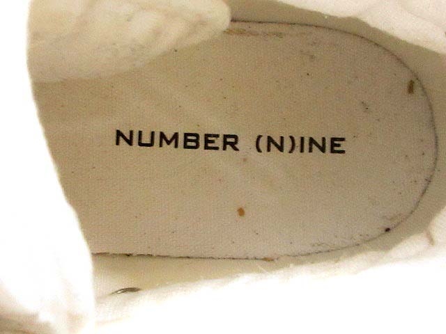 ナンバーナイン NUMBER (N)INE シューズ スニーカー ハイカット