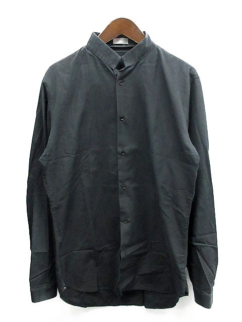 ディオールオム Dior HOMME シャツ 長袖 スタンドカラー 40 黒 ディオールオム Dior HOMME シャツ 長袖 スタンドカラー 40 黒
