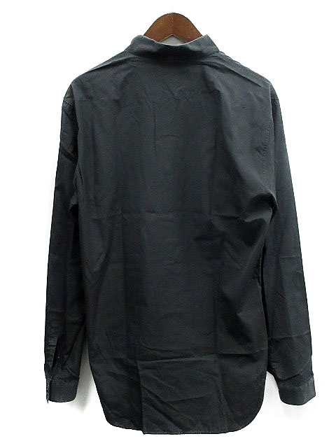 ディオールオム Dior HOMME シャツ 長袖 スタンドカラー 40 黒 ディオールオム Dior HOMME シャツ 長袖 スタンドカラー 40 黒