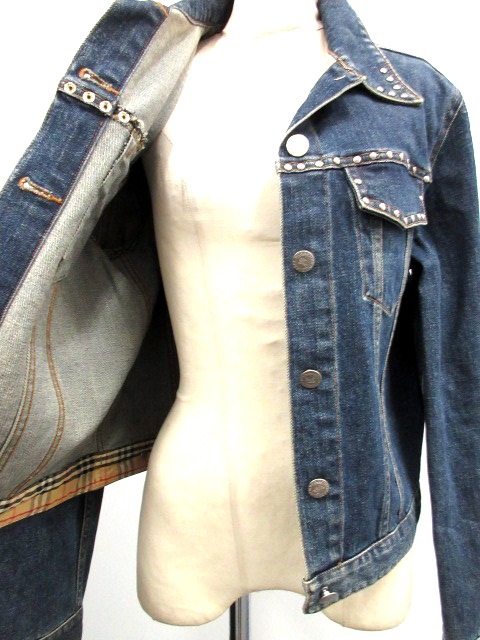 バーバリーブルーレーベル BURBERRY BLUE LABEL デニムジャケット 