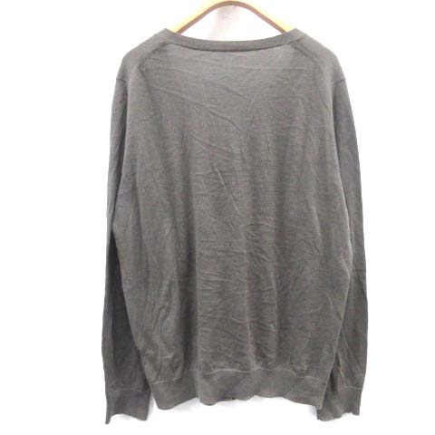 ソフネット SOPHNET. カーディガン ニット Vネック カシミヤ混 長袖 L 
