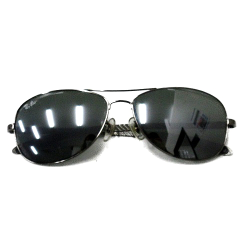 レイバン ブラック アビエイター サングラス ミラー 傷あり